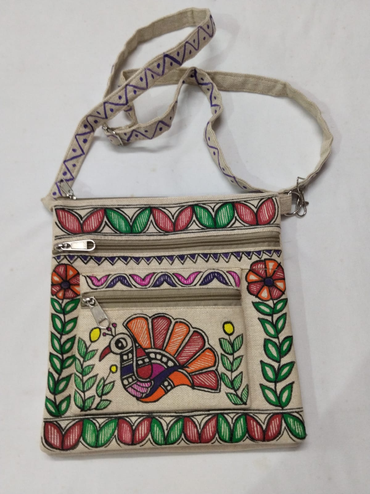 jute sling bag